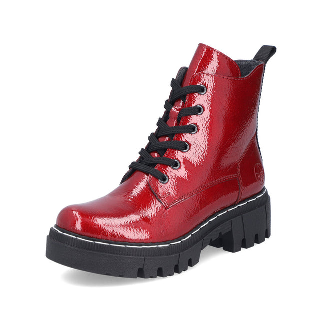 Rieker 74020-33 Red Patent Boot