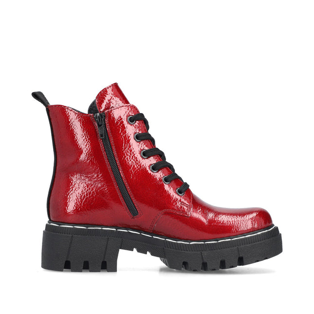 Rieker 74020-33 Red Patent Boot