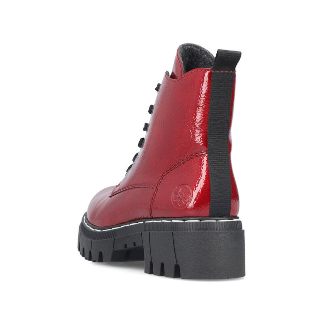 Rieker 74020-33 Red Patent Boot