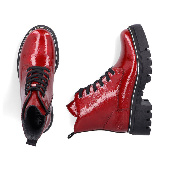 Rieker 74020-33 Red Patent Boot