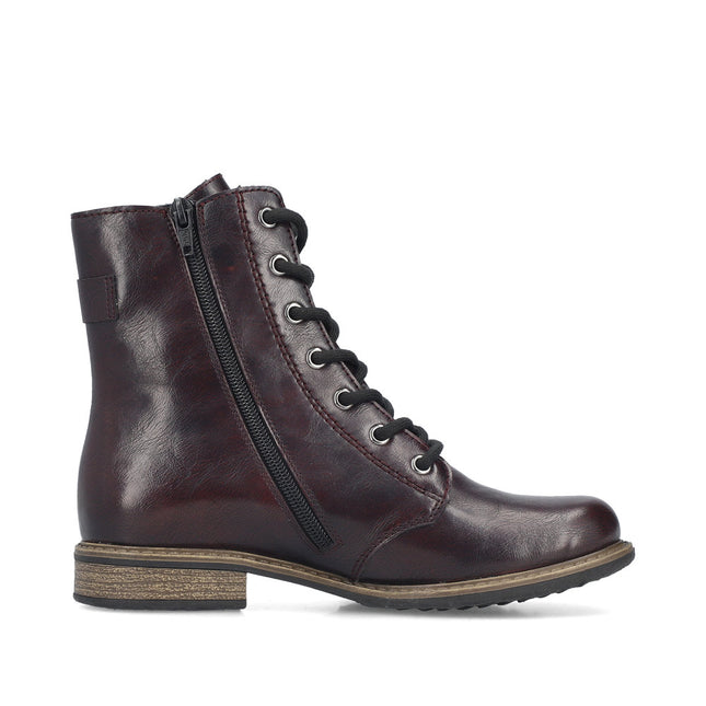 Rieker 74802-35 Deep Burgundy Ankle Boot