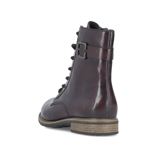 Rieker 74802-35 Deep Burgundy Ankle Boot