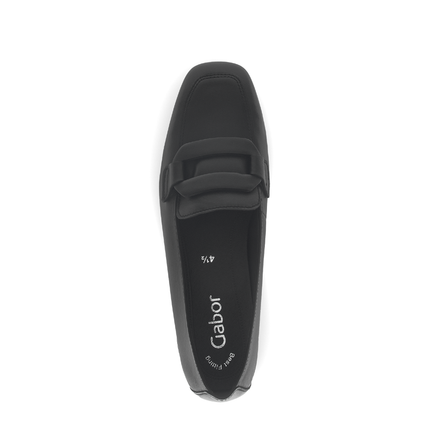 Gabor 75.261.27 Great Black Leather Loafer