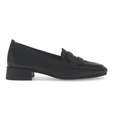 Gabor 75.261.27 Great Black Leather Loafer