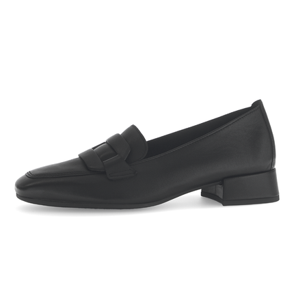 Gabor 75.261.27 Great Black Leather Loafer