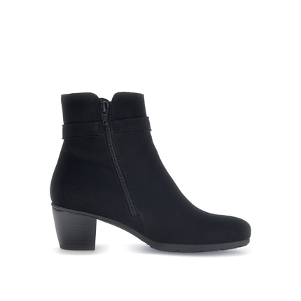 Gabor 75.523.17 Equity Black Suede Ankle Boot