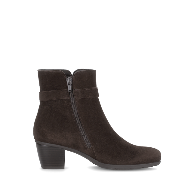 Gabor 75.523.18 Equity Chocolate Brown Suede Ankle Boot