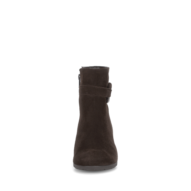 Gabor 75.523.18 Equity Chocolate Brown Suede Ankle Boot