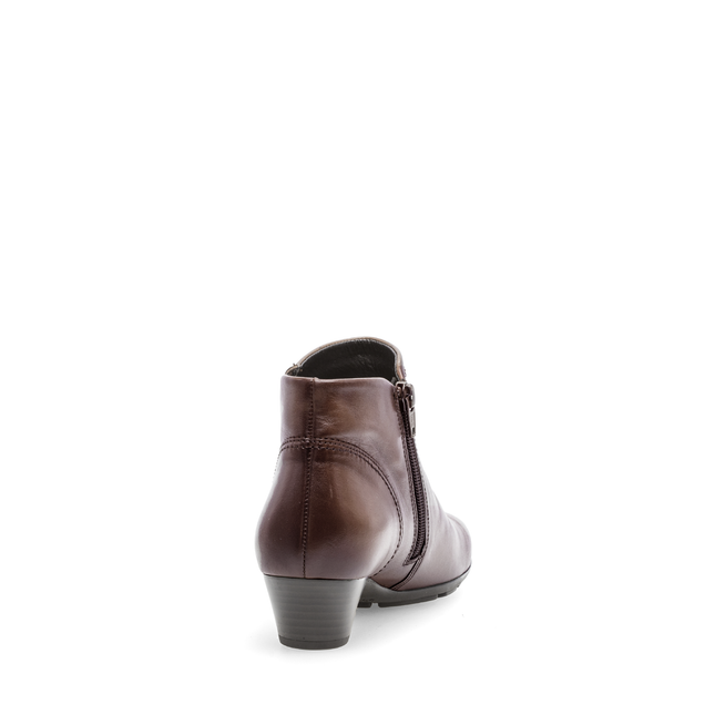 Gabor 75.638.24 Heritage Brown Leather Classic Ankle Boot