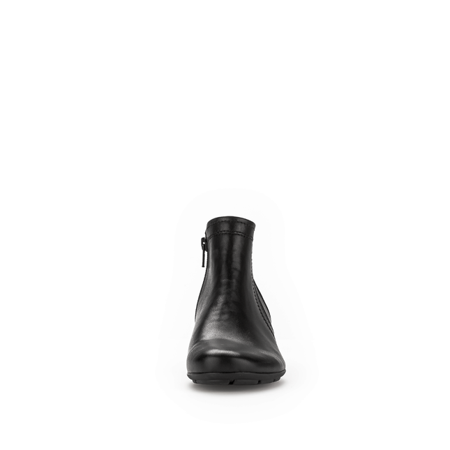 Gabor 75.638.27 Heritage Black Leather Classic Ankle Boot
