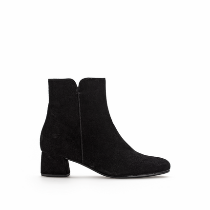 Gabor 75.680.17 Abbey Black Suede Ankle Boot