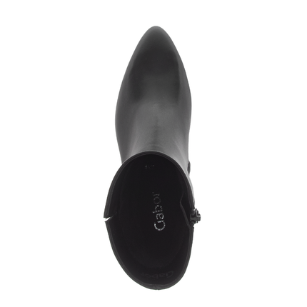 Gabor 75.701.27 Dial Black Leather Ankle Boot