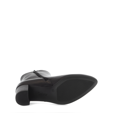 Gabor 75.701.27 Dial Black Leather Ankle Boot