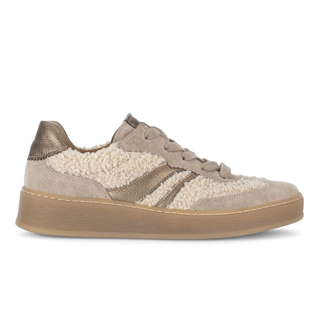 Gabor 76.475.61 Dahma Beige Wool Detail Trainer
