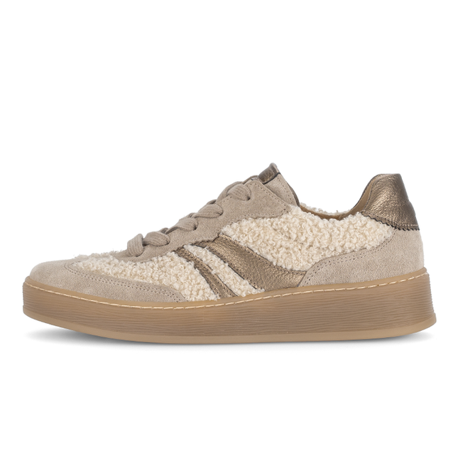 Gabor 76.475.61 Dahma Beige Wool Detail Trainer