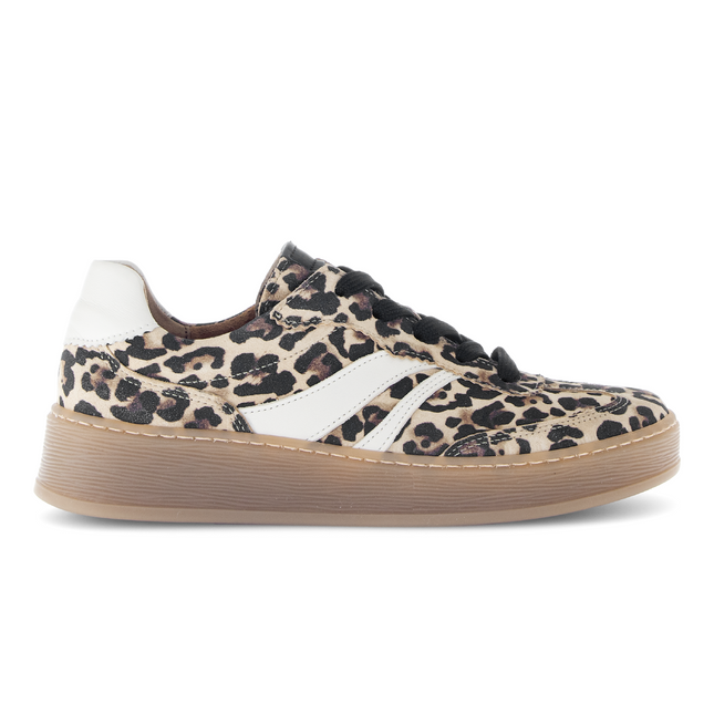Gabor 76.475.90 Dahma Animal Print & Off White Detail Trainer