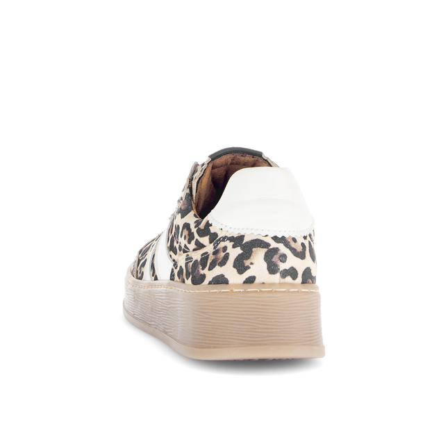 Gabor 76.475.90 Dahma Animal Print & Off White Detail Trainer