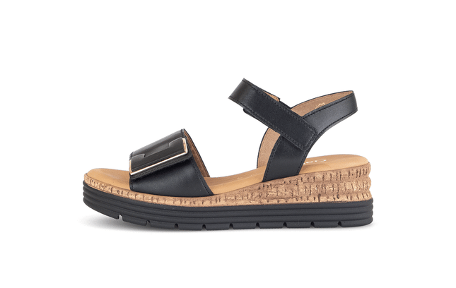 Gabor 82.700.57 Shout Black Dressy Sandals