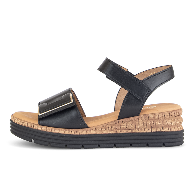 Gabor 82.700.57 Shout Black Dressy Sandals