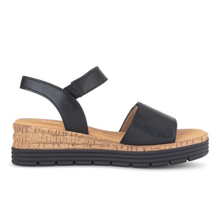 Gabor 82.700.57 Shout Black Dressy Ladies Sandals