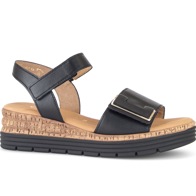 Gabor 82.700.57 Shout Black Dressy Sandals
