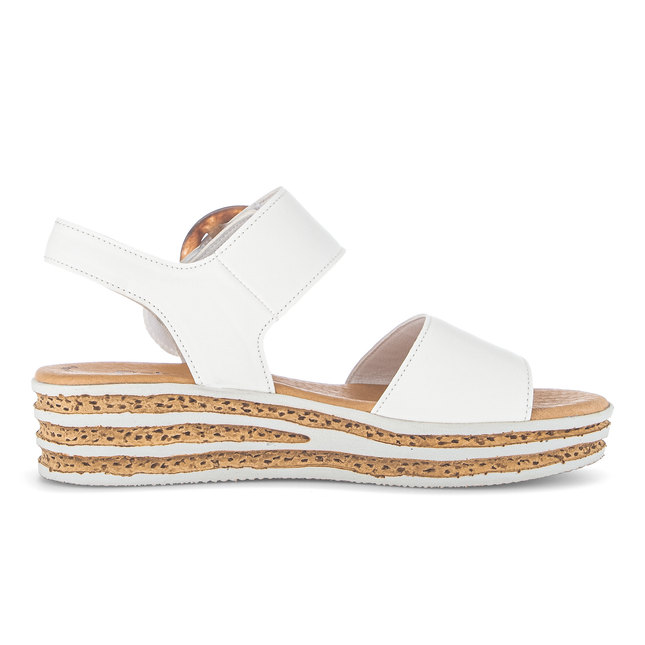 Gabor 84.550.20 Nappa Nava latte (So.kalk) Andre White Dressy Ladies Sandals