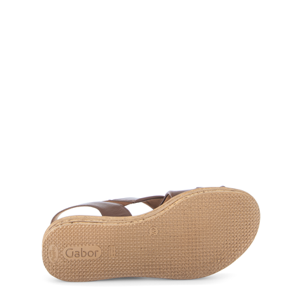 Gabor 84.556.24 Lammnappa cognac Auckland Tan Ladies Sandals
