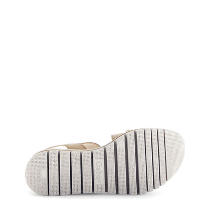 Gabor 84.627.14 Sand (gold) Amarillo Gold Ladies Wedge Sandals