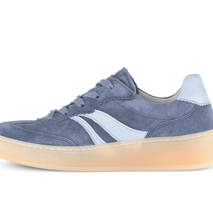 Gabor 86.475.36 Dreamvelour/Glove jeans/sky Dahma Blue Ladies Trainers