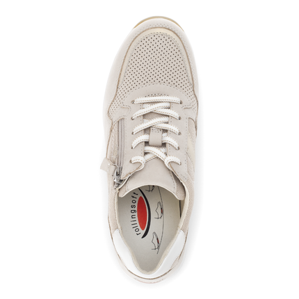 Gabor 86.978.31 Nubuk/Mesh/Perl(prf) puder/weiss Haley Beige