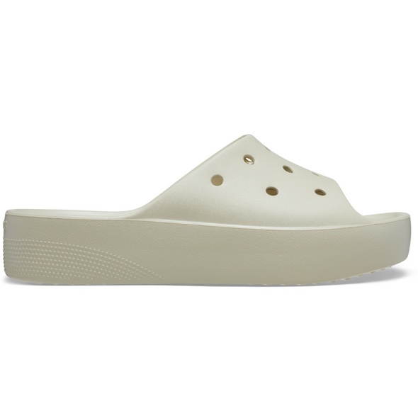 Crocs Classic Platform Slide Bone