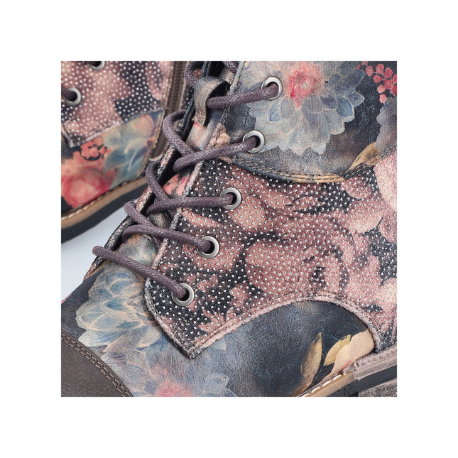 Rieker 94611-91 Multi Flower Ankle Boot