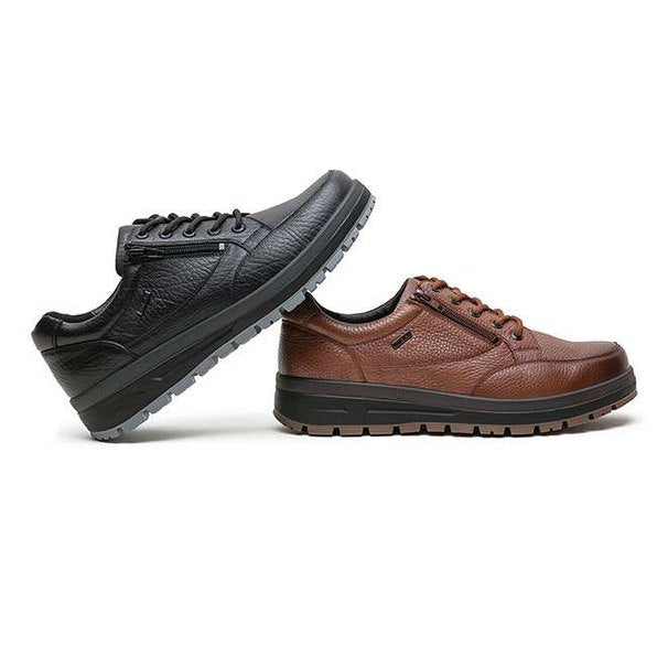 G Comfort A-913S Black Wide Fit Trekking Shoes