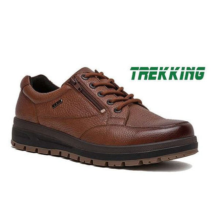 G Comfort A-913C Tan Wide Fit Trekking Shoes