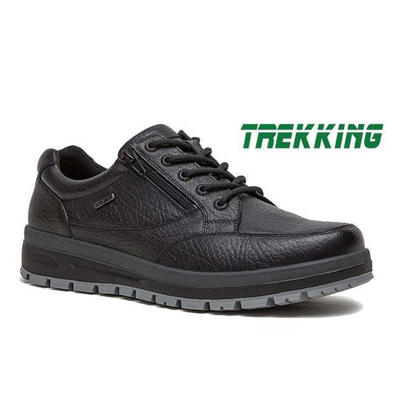 G Comfort A-913S Black Wide Fit Trekking Shoes