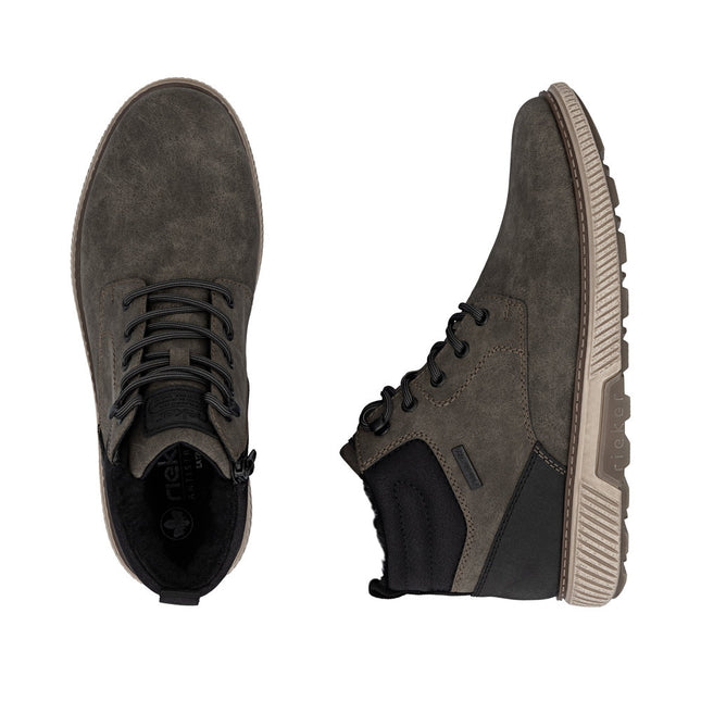 Rieker B3302-25 Olive Green Mens Winter Boot