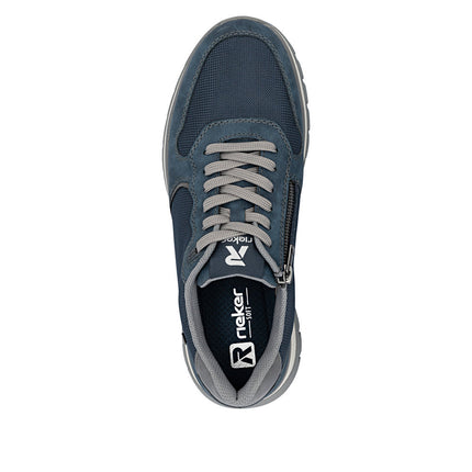 Rieker B9302-14 Blue Mens Trainers