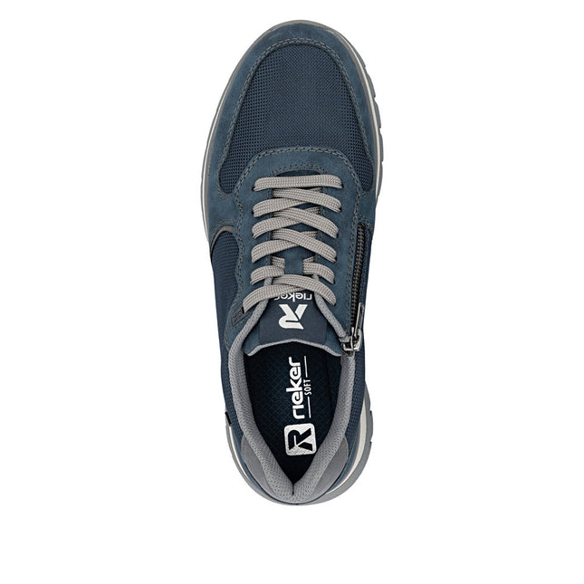 Rieker B9302-14 Blue Mens Trainers