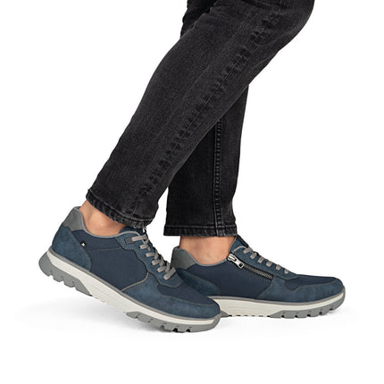 Rieker B9302-14 Blue Mens Trainers