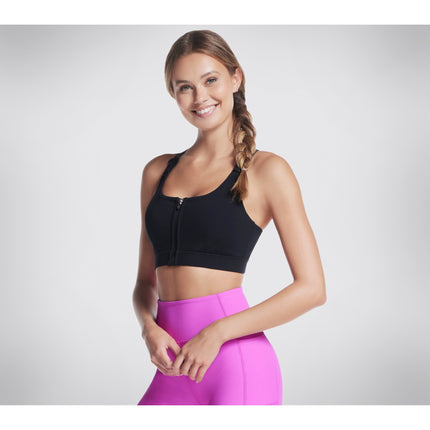 Skechers GoFlex Joy Zip Front Bra Black