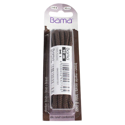 Bama 90cm Brown Flat Laces