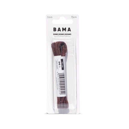 Bama 75cm Brown Round Laces