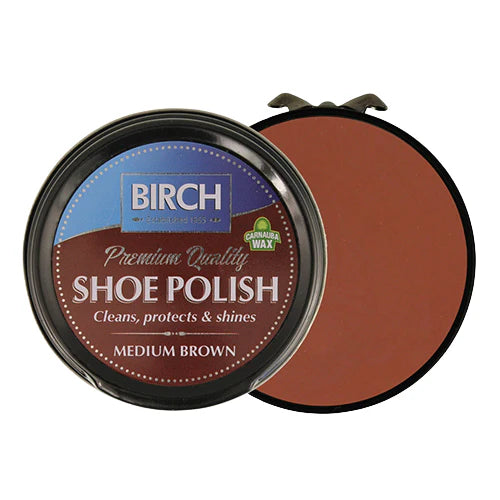 Birch shoe Polish mid Brown