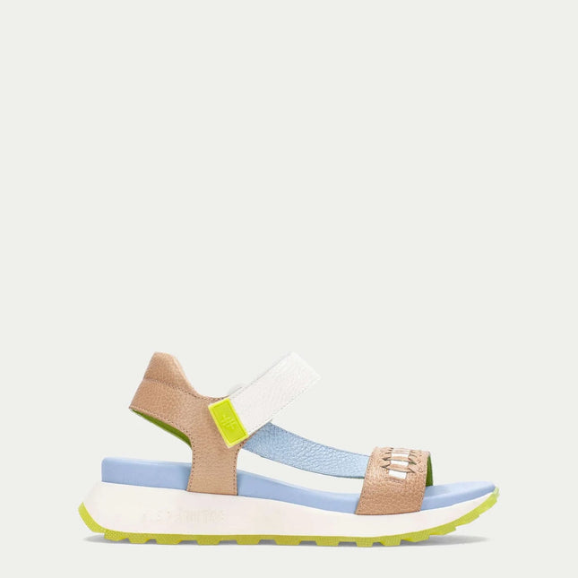 Hispanitas Bolero - V26 Desert Ladies Fashion Sandals CHV264521 White / Brown / Blue