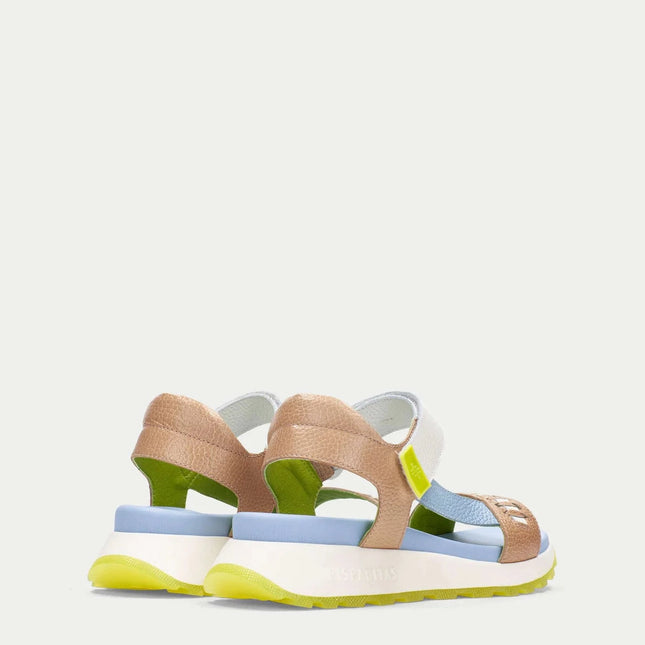 Hispanitas Bolero - V26 Desert Ladies Fashion Sandals CHV264521 White / Brown / Blue