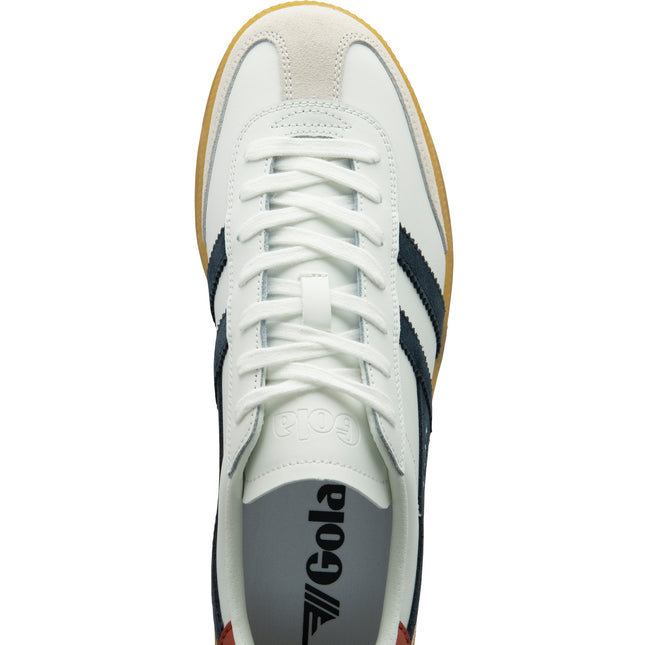 Gola Viper Leather White/Navy/Rust/Gum