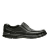 Clarks Cotrell Free Black Oily Leather - Wide Width