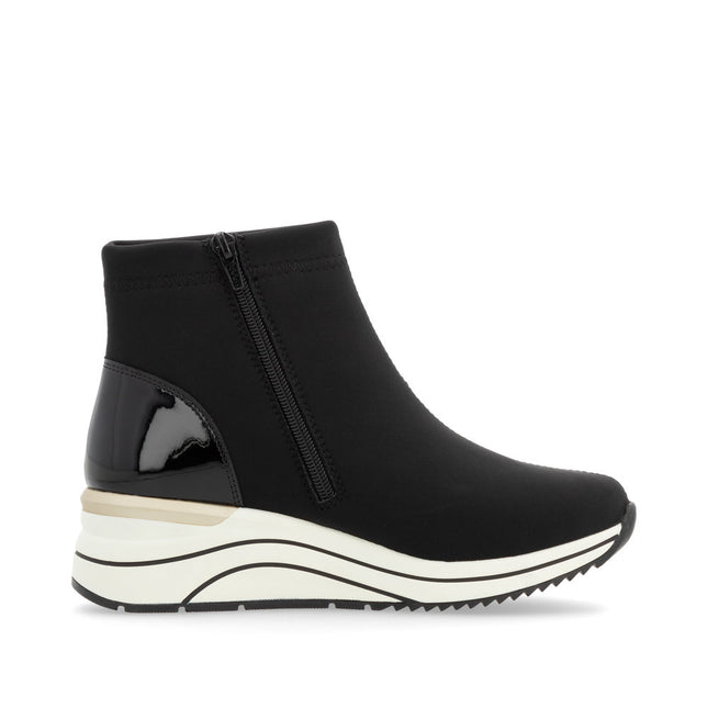 Remonte D0T73-03 Black High-Top Womens Boot
