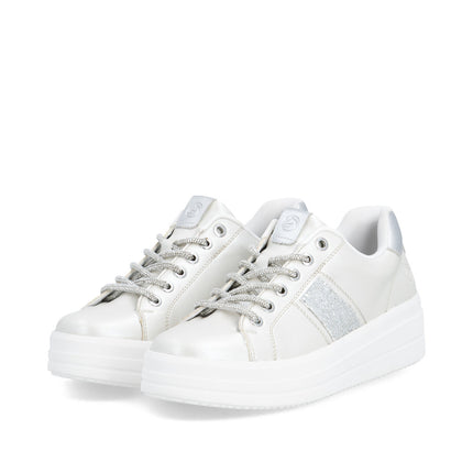 Remonte D1C10-90 Silver Ladies Trainers