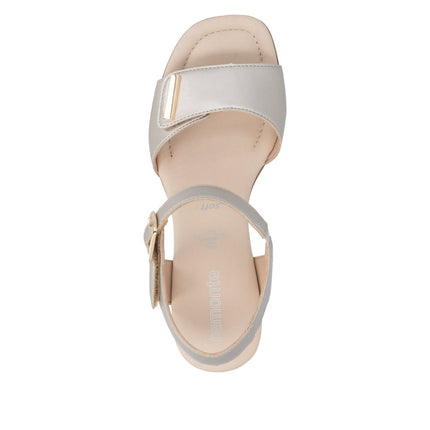 Remonte D1K54-90 Gold Ladies Dress Sandals